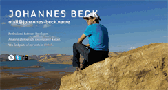 Desktop Screenshot of johannes-beck.name